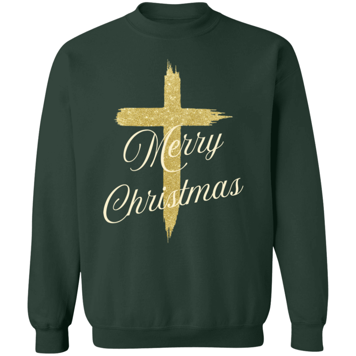  Forrest Merry Christmas Cross Sweatshirt