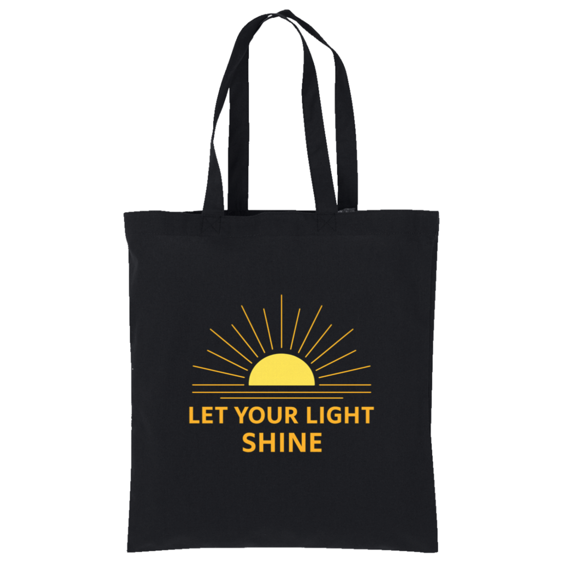 Christian inspirational tote bag used for everyday carry